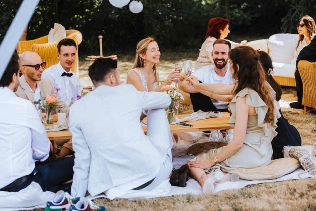 Boho Festival Garten Hochzeit Annabelle und Kadir